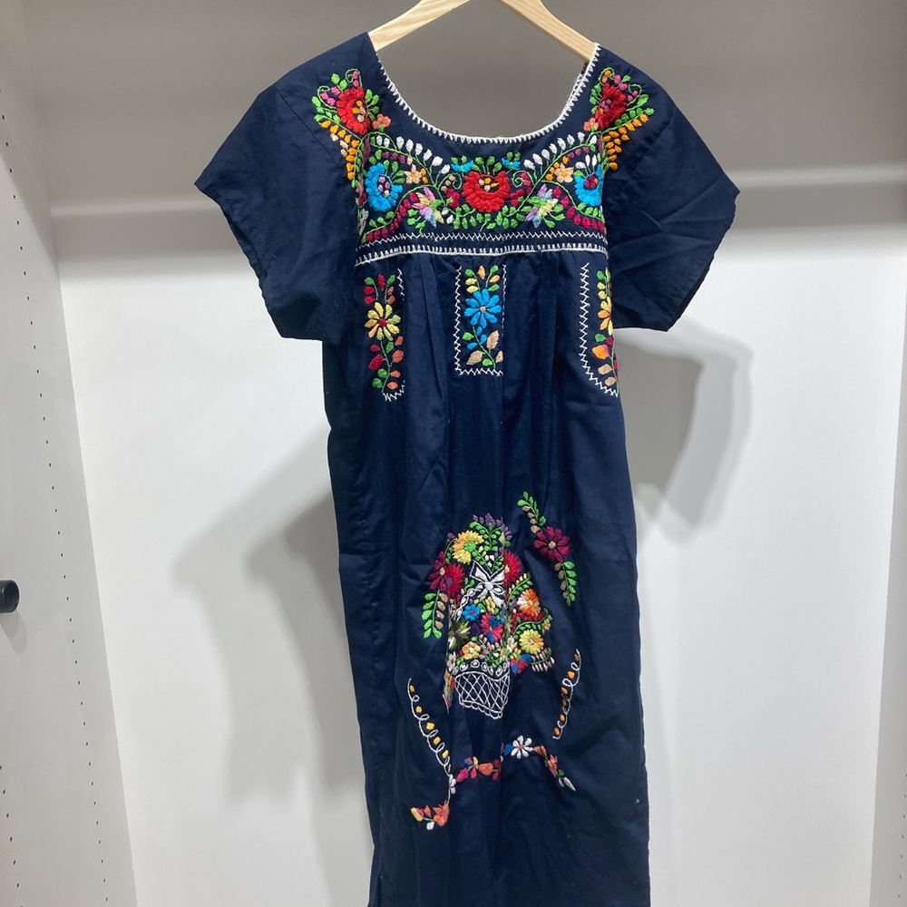 Vintage embroidered dress